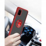 Wholesale Tuff Slim Armor Hybrid Ring Stand Case for OnePlus 9 Pro (Red)